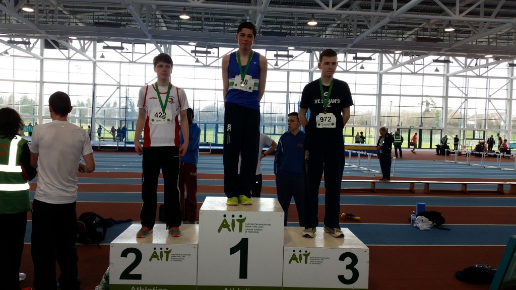 Conor McMahon - u16 Leinster Indoor Long Jump Champion