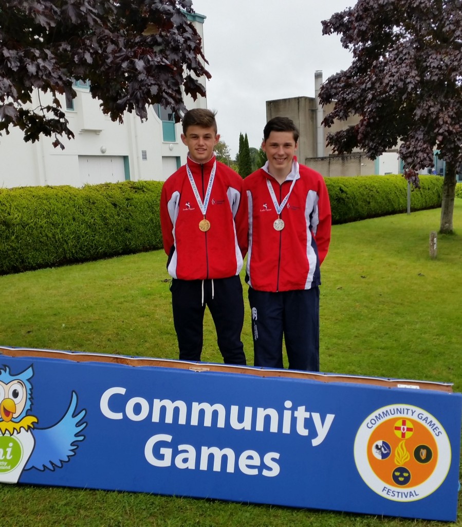 Jonathon Commins & Conor McMahon - 2015 Community Games Medal Winners 